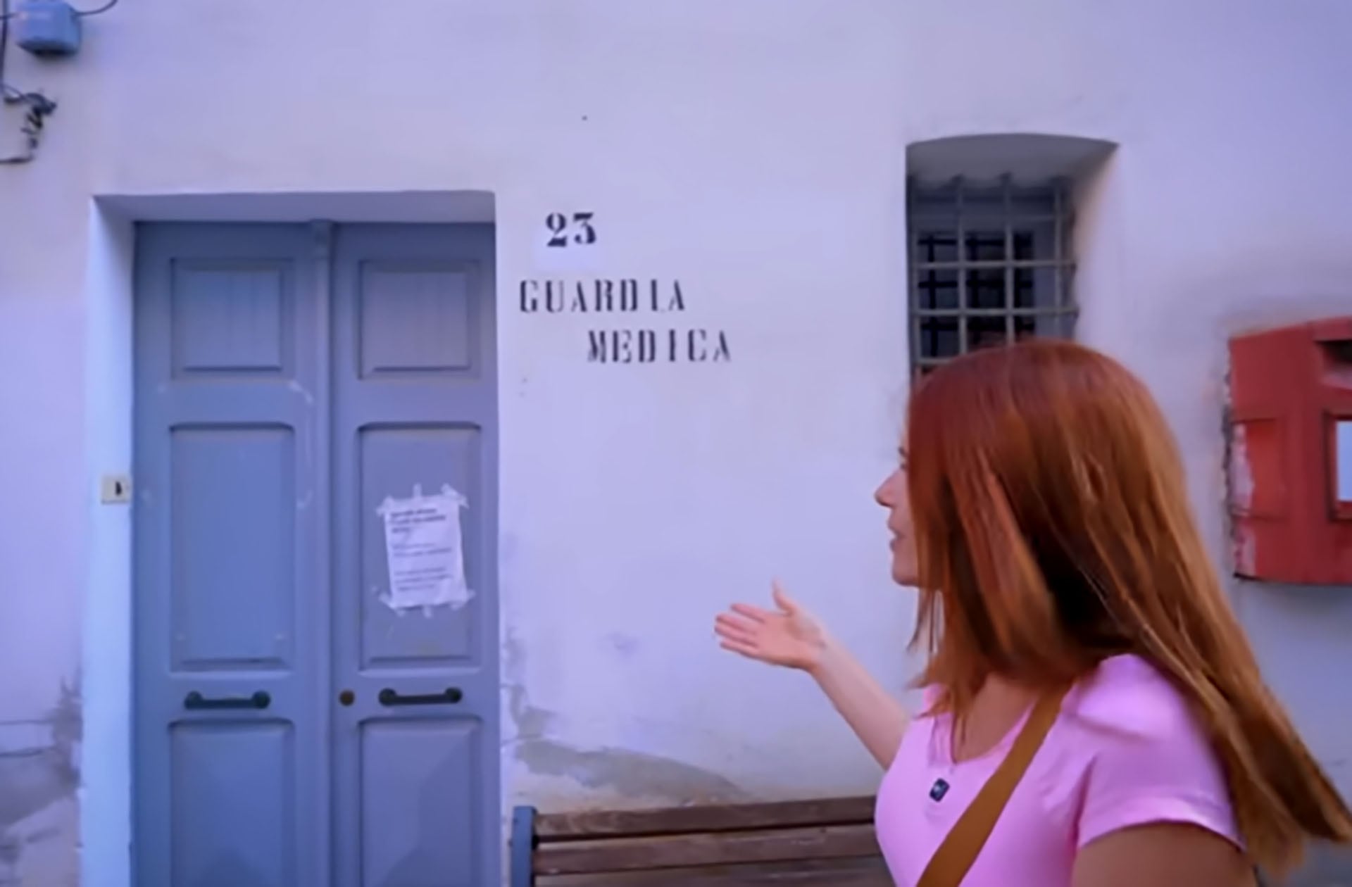 En su recorrida por Aieta, Noeli contó que la guardia médica permanece cerrado.