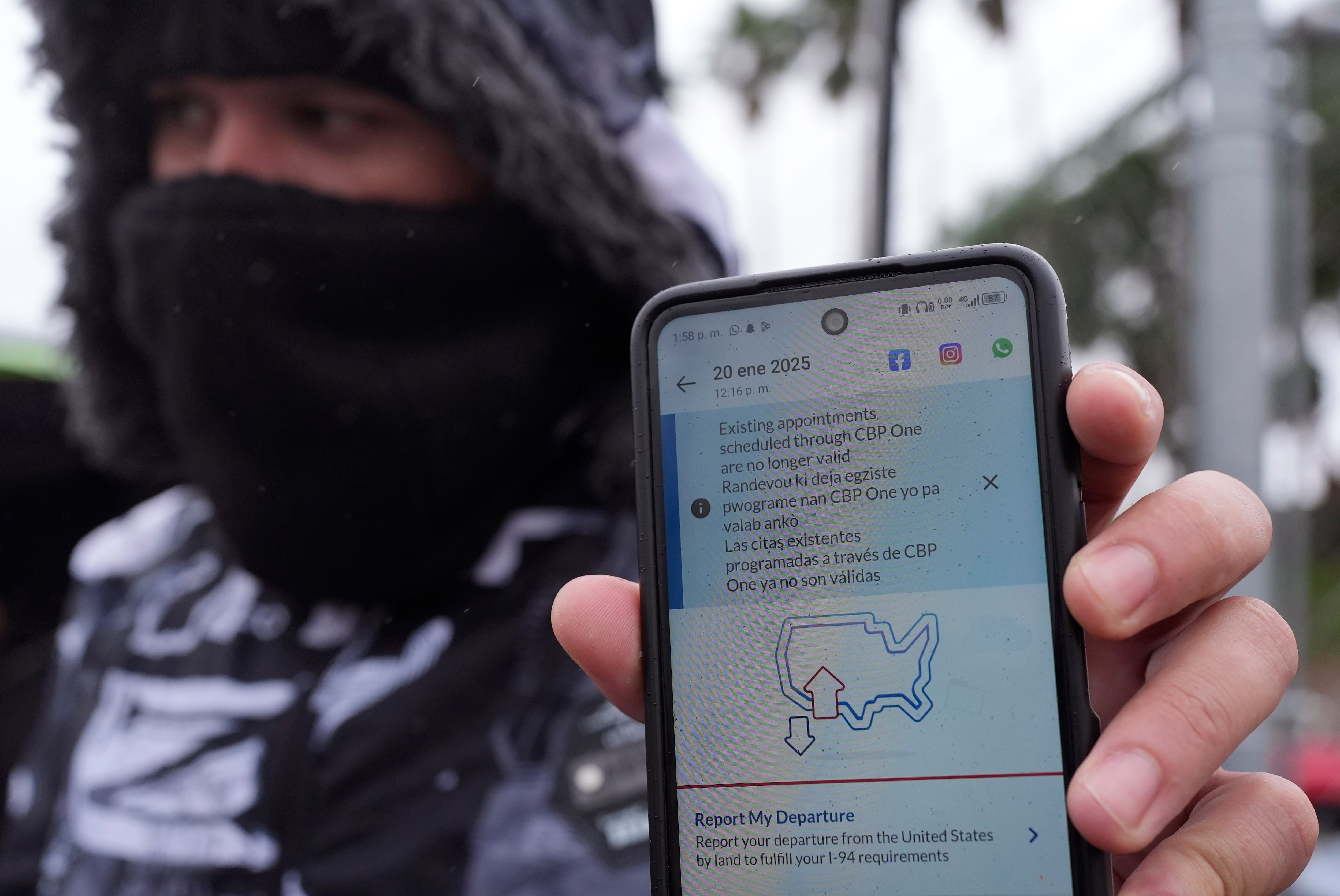 La aplicación CBP One ya no está funcionando - crédito Eric Gay/AP