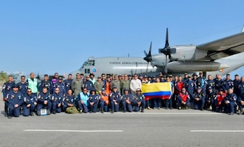 El equipo USAR COL-1 llega con apoyo clave a Venezuela - crédito @ungrd_oficial/IG