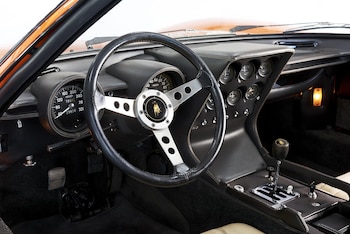 El interior del Miura P400,