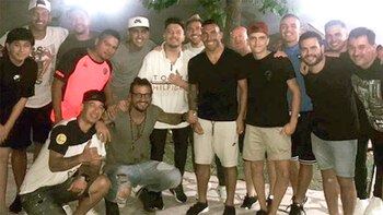 La foto que compartió Osvaldo