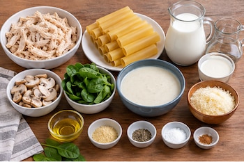 Estos son los ingredientes de la receta - crédito Visuales IA