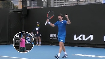 Festejó su triunfo antes de