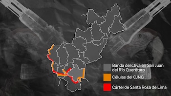 El mapa del narco en
