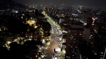 Los partidarios del Apruebo repletaron