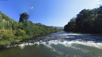 Funcionarios de la CAS realizan vigilancia ambiental en la cuenca del río Fonce tras denuncias de extracción minera fuera de los límites legales - crédito Google Maps
