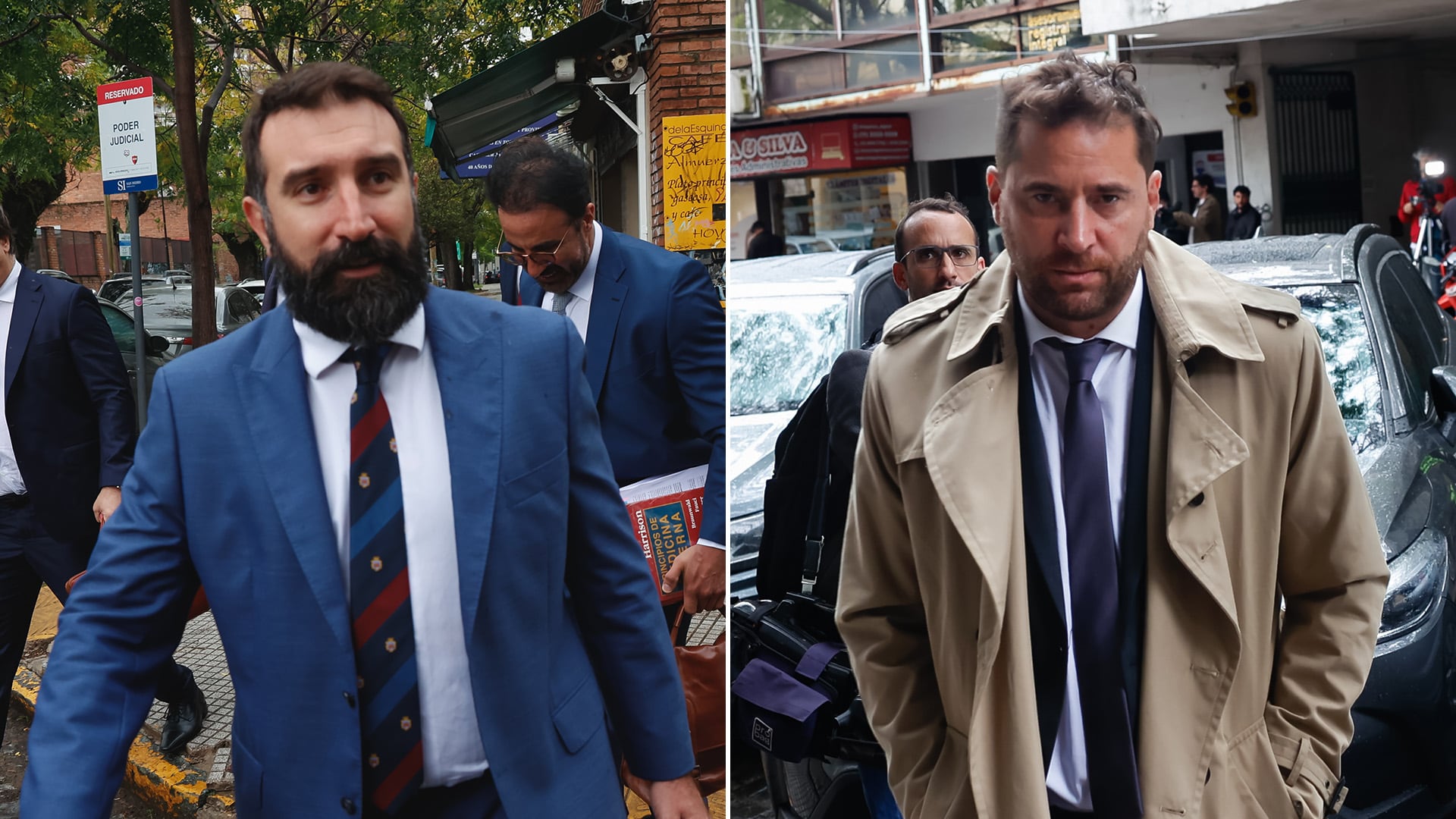 Francisco Oneto y el fiscal Patricio Ferrari