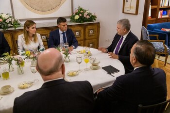 Leopoldo López e Iván Duque