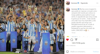 El posteo de Lionel Messi