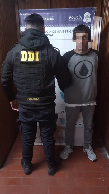 Rubén Pérez tras ser arrestado