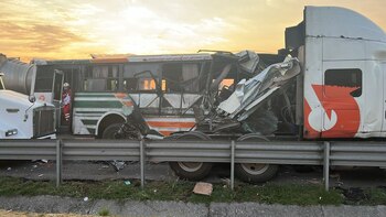 Choque de transporte público en