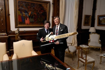 Milei recibió al vicesecretario de Estado de los Estados Unidos, Christopher Landau