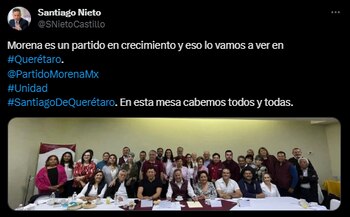 Santiago Nieto compartió que buscará