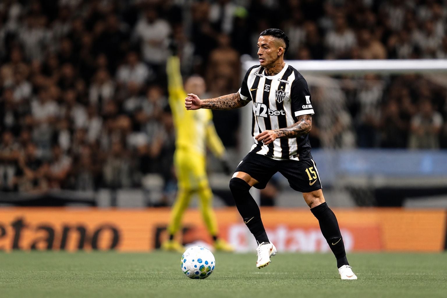 El colombiano disputó los 90 minutos en la remontada del Mineiro frente a Cruzeiro por la Copa de Brasil -crédito kevincasta5/Instagram