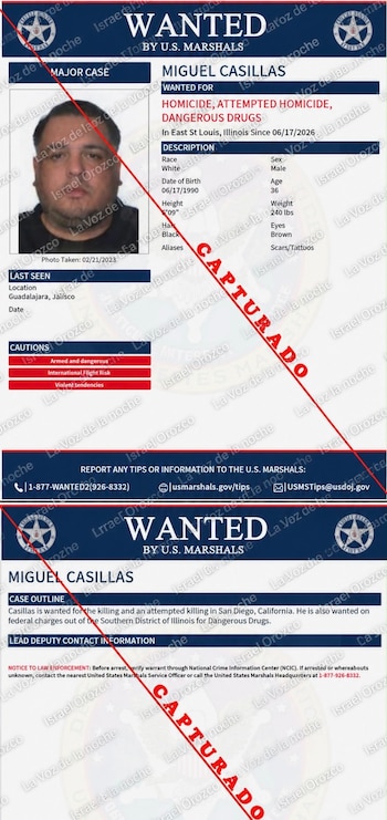 La Secretaría de Seguridad de Jalisco informó que el detenido era buscado por homicidio y delitos contra la salud en Estados Unidos. (X @IsraelOroozco)