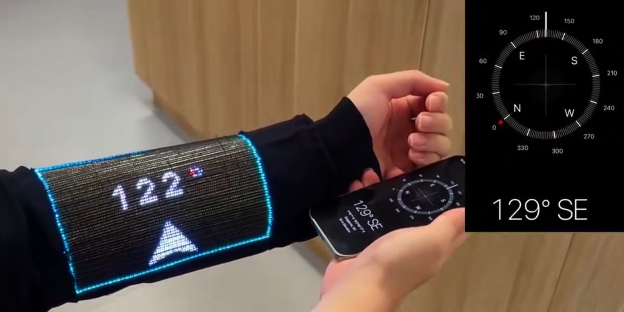 Desarrollan pantalla táctil para la ropa. (NUS)