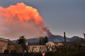 El volcán Etna, en la