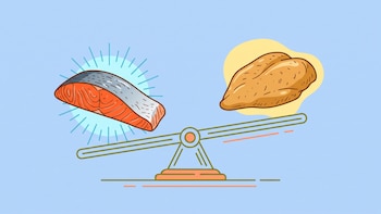 Por qué el pescado desplaza al pollo en la dieta para ganar músculo, según un médico de Harvard
