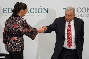 Ana Guevara y Andrés Manuel