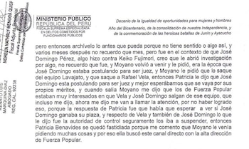 Declaración de Jaime Villanueva ante