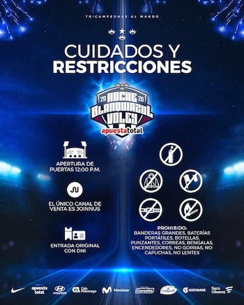 Recomendaciones para los hinchas en la Noche Blanquiazul 2026