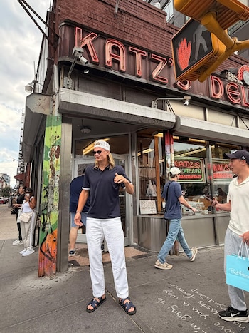 La salida de Erling Haaland y su novia Isabel Haugseng Johansen por New York