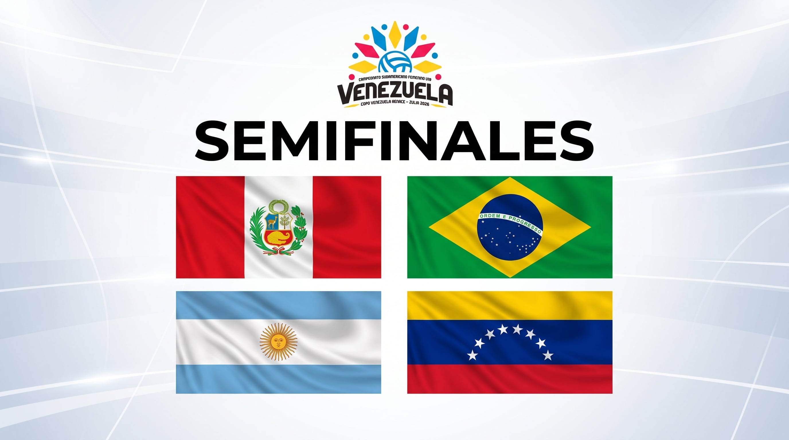 Las selecciones de Perú, Brasil, Argentina y Venezuela disputan las semifinales del Campeonato Sudamericano Femenino U19 de Voleibol 2026. (Imagen Ilustrativa Infobae)
