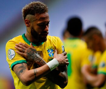 El jugador Neymar Jr de