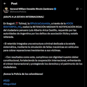 La operación de captura en