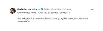 Trino de María Fernanda Cabal