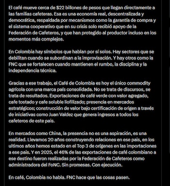 Germán Bahamón - crédito @GermanBahamon(X