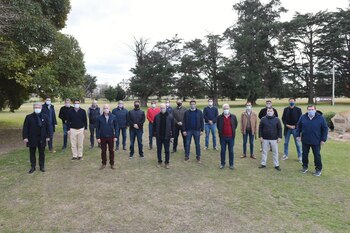 Horacio Rodríguez Larreta con intendentes