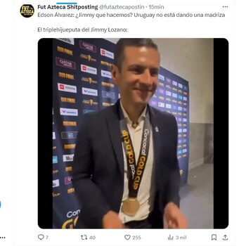 Los mejores memes y críticas que dejó la goliza 0 - 4 de Uruguay contra México en un partido amistoso (Captura X)
