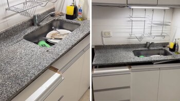 La mujer mostró con detalle