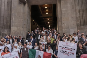 Empleados del poder judicial protestan