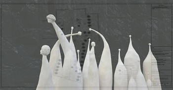 La obra 'Cartografías del desplazamiento' posicionó a la escena artística de El Salvador en el centro del debate global sobre migración e identidad. (Cortesía: J. Óscar Molina)