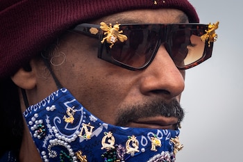 En la imagen, el rapero