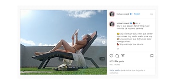 El posteo de Viviana Saccone