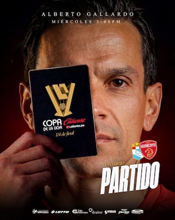 Anuncio del Sporting Cristal vs Sport Huancayo por Copa de la Liga 2026. - créditos: Sport Huancayo