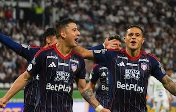 Con gol de Guillermo Paiva, Junior de Barranquilla venció 1-0 a Once Caldas en el Palogrande de Manizales - crédito @juniorclubsa/Instagram