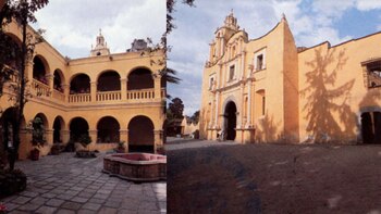 El conjunto religioso fue construido