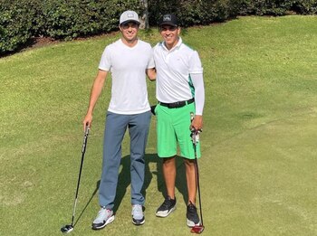 Checo Pérez y su hermano