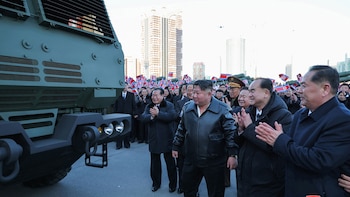 Kim Jong-un supervisó la presentación