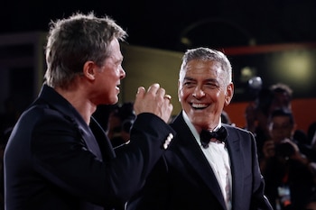 Brad Pitt and George Clooney