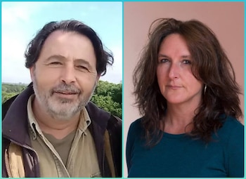 Los periodistas Óscar Toro y