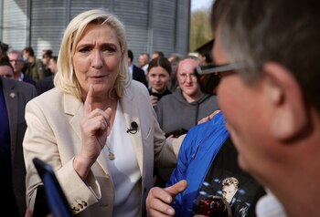 Marine Le Pen, candidata del