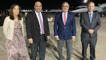 Manzur llevó a su esposa