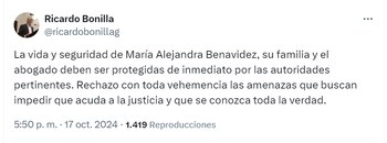 El ministro de Hacienda, Ricardo