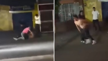 Riña en el Parque del Cholao en Jamundí terminó con una mujer inconsciente en vía pública - crédito @ColombiaOscura/X