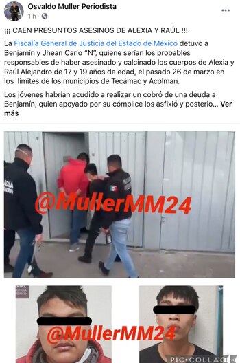asesinos alexia y raul calcinados edomex